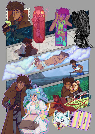 Comic page for Tokyo Alley JAM Zine