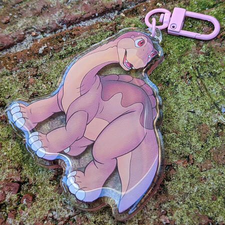 The Land Before Time inspired acrylic charm
