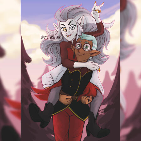 The Owl House inspired print